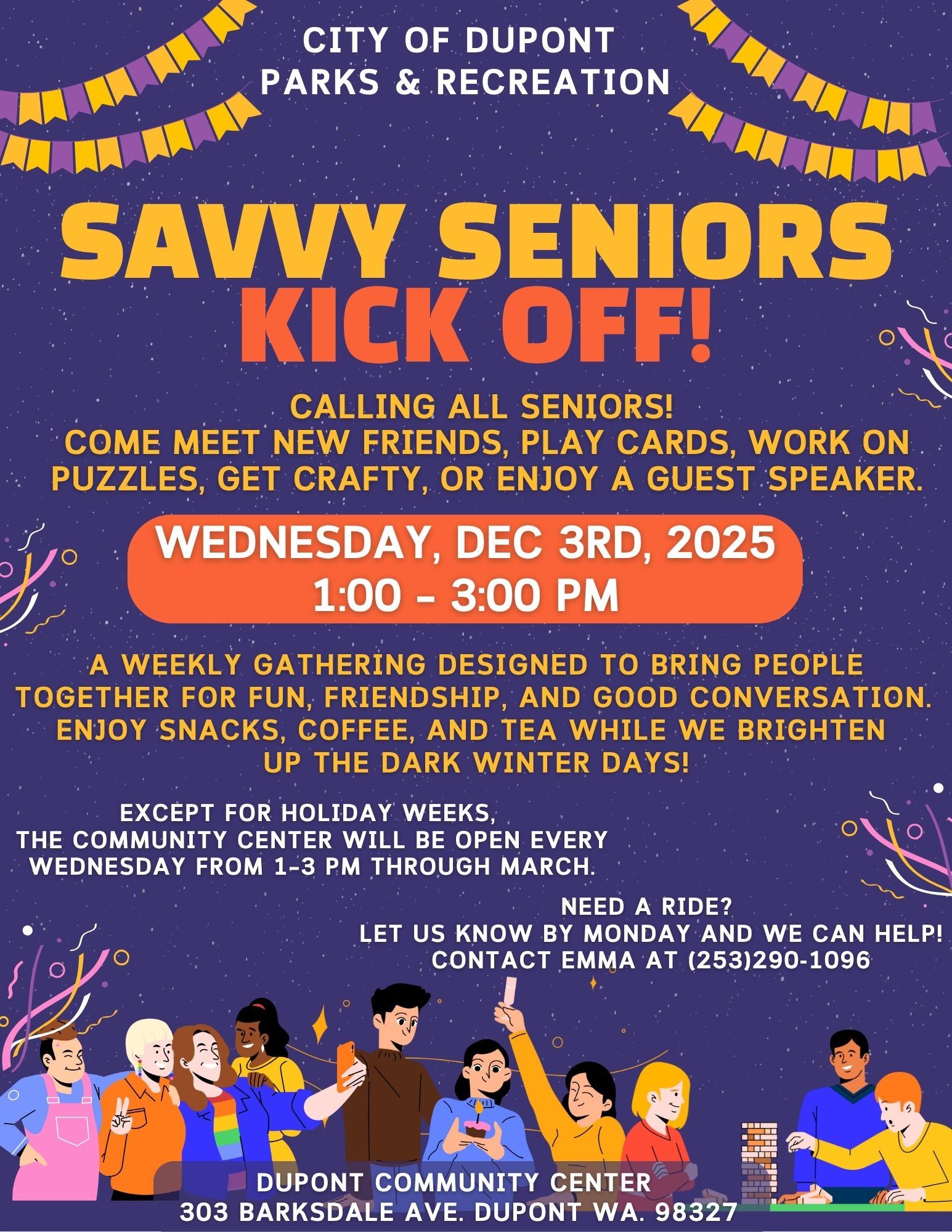 Savvy Seniors 2025-2026 Kick off