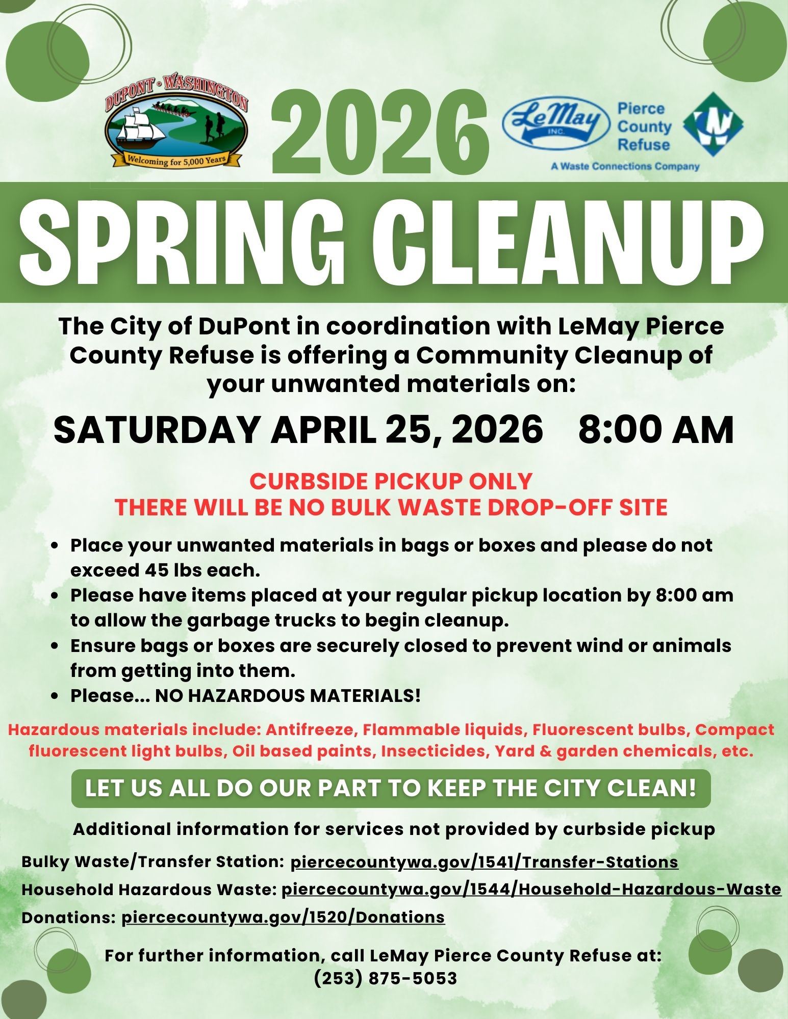 Spring Cleanup 2026